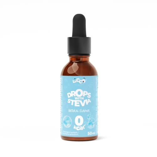 Locco Aromatisierte und süssende Tropfen mit Stevia | 0 Kalorien | Veganer | Natürliche Zutaten | Keto | Zuckerfrei | Stevia (Natural) von LOCCO LOW CALORIES COMPANY