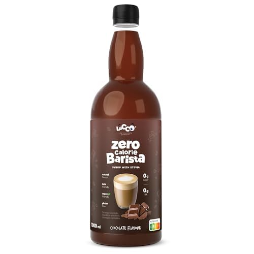 Locco Kalorienfreier Barista Sirup mit Stevia | Vegan, Keto, glutenfrei | Zuckerfrei | Kaffee-Sirup | Null-Kalorien | Schokolade | 1L Locco Kalorienfreier Barista Sirup mit Stevia | Vegan, Keto, glutenfrei | Zuckerfrei | Kaffee-Sirup | Null-Kalorien | Schokolade | 1L von LOCCO LOW CALORIES COMPANY