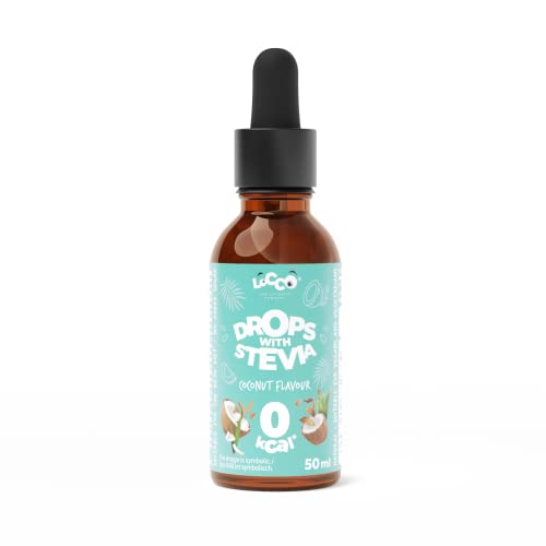 Locco Natürliche Aromatropfen mit Stevia | 0 Kalorien | Zuckerfrei | Kokosnuss von LOCCO LOW CALORIES COMPANY