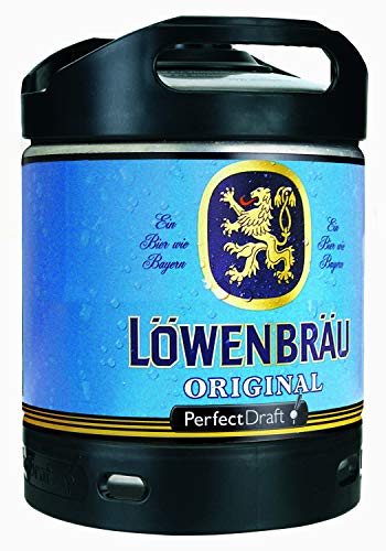 4 x Löwenbräu Original Perfect Draft 6 Liter Fass 5,2 % vol inc. 20.00€ MEHRWEG Pfand von LÖWENBRÄU