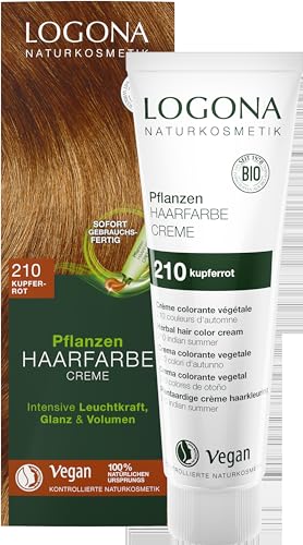 Logona Pflanzen Haarfarbe Creme 210 kupferrot (2 x 150 ml) von LOGONA Naturkosmetik