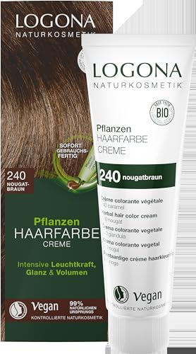 Logona Pflanzen Haarfarbe Creme 240 nougatbraun (2 x 150 ml) von LOGONA Naturkosmetik