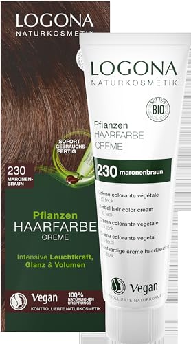 Logona Pflanzen Haarfarbe Creme 230 maronenbraun (2 x 150 ml) von LOGONA Naturkosmetik