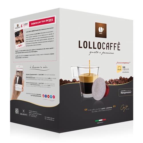 LOLLO CAFFÈ - PASSIONESPRESSO CLASSICO - Box 100 NESPRESSO KOMPATIBLE KAPSELN 5.5g von LOLLO CAFFÈ