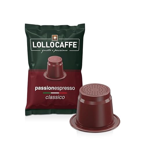 LOLLO CAFFÈ - PASSIONESPRESSO CLASSICO - Box 100 NESPRESSO KOMPATIBLE KAPSELN 5.5g von LOLLO