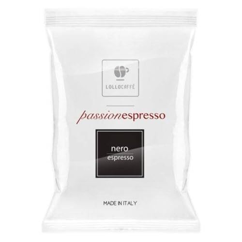 LOLLO Caffè PassionEspresso Nero | 100 Kaffeekapseln | Box mit 100 Kaffee Kapseln | Charaktervoller Espresso | Espresso Kapseln kompatibel mit Nespresso Kaffeemaschinen LOLLO Caffè PassionEspresso Nero | 100 Kaffeekapseln | Box mit 100 Kaffee Kapseln | Charaktervoller Espresso | Espresso Kapseln kompatibel mit Nespresso Kaffeemaschinen von LOLLO