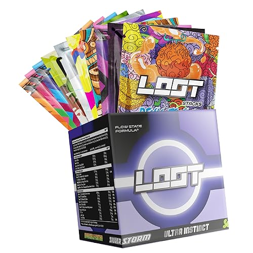 LOOT® Game Booster Probier-Set für Gamer | Gaming mit Koffein, Pflanzenextrakten, Vitaminen für mehr Konzentration & Fokus | 20 Proben enthalten | mit Flow-State® Formel | 10 Geschmäcker von LOOT