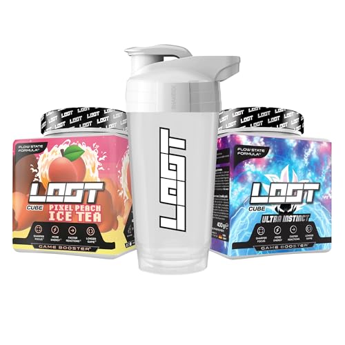 LOOT - Premium Game Booster Ultra Icetea Bundle | Energy Drink mit Flow-State Formel | 2x 50 Servings (400g) mit Koffein | 20 hochdosierte Inhaltsstoffe | Ausdauer von LOOT