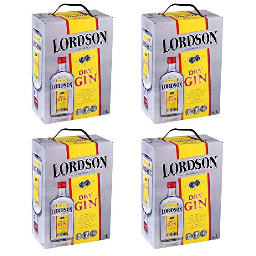 Bag-in-Box - Gin - Lordson - Spirituosen, Box mit:4 Boxen von LORDSON
