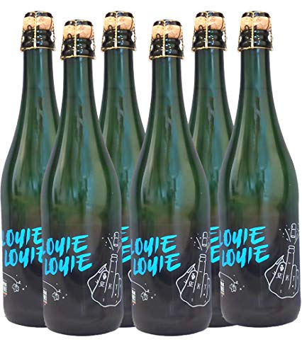 Louie Louie Sekt (6 x 0,75 l), perfekt auch als Geschenk, Bio & Vegan, Winzersekt trocken 11,5%, aus Qualitätsweinen aus Württemberg, Set aus 6 Flaschen Winzersekt von LOUIE LOUIE