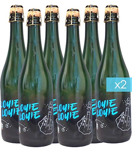 Louie Louie Sekt (12 x 0,75 l), perfekt auch als Geschenk, Bio & Vegan, Winzersekt trocken 11,5%, aus Qualitätsweinen aus Württemberg, 12 Flaschen Winzersekt von LOUIE LOUIE