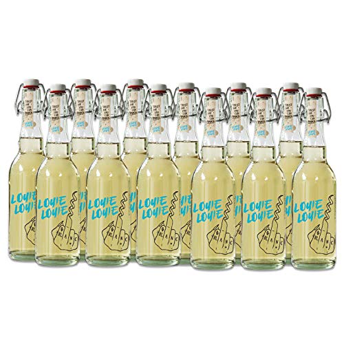 Louie Louie Wein Geschenk (12 x 0,5 l), Set aus 12 Flaschen Weißwein trocken, Bio & Vegan, mit Verschluss von LOUIE LOUIE