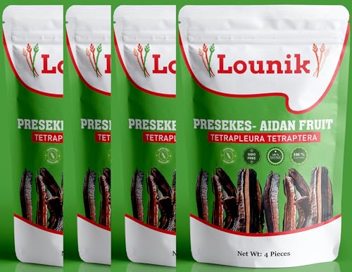 Prekese Tetrapleura Aidan fruit-Aidan fruit prekese- Aidan-Fruchtbrezeln-Bundle of 4 Packs- 1200 grams Prekese Tetrapleura Aidan fruit-Aidan fruit prekese- Aidan-Fruchtbrezeln-Bundle of 4 Packs- 1200 grams von LOUNIK