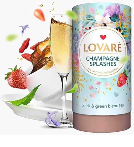 Lovare Tee Champagne Splashes schwarz in Tube 80g Lovare Tee Champagne Splashes schwarz in Tube 80g von LOVARE