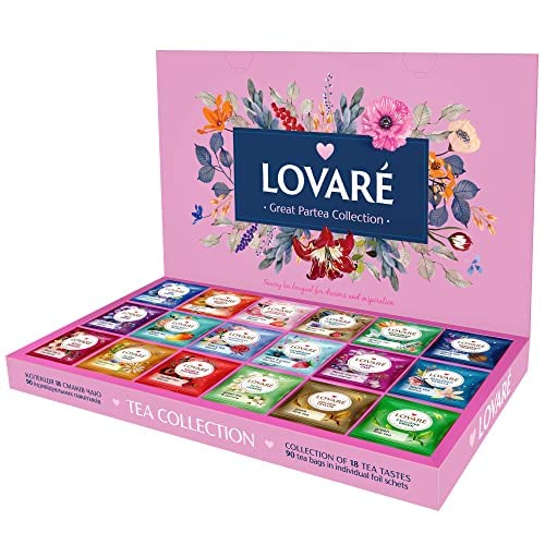 Lovare Tee-Sortiment "Great Partea Collection" Geschenkset 90 Beutel 155g Lovare Tee-Sortiment "Great Partea Collection" Geschenkset 90 Beutel 155g von LOVARE