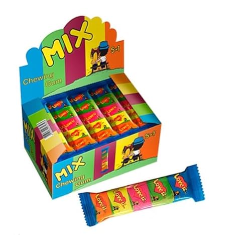 Kaugummi LOVE IS Mini Mix Assorti wkusow Swetofor 3pack x 5st. x 4,2g von LOVE IS