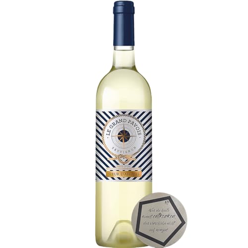1 Flasche | Le Grand Pavois Sauvignon Pays d'Oc IGP 0.75 l inkl. LOVEVINO Silver Button Sticker 1 Flasche | Le Grand Pavois Sauvignon Pays d'Oc IGP 0.75 l inkl. LOVEVINO Silver Button Sticker von LOVEVINO.eu