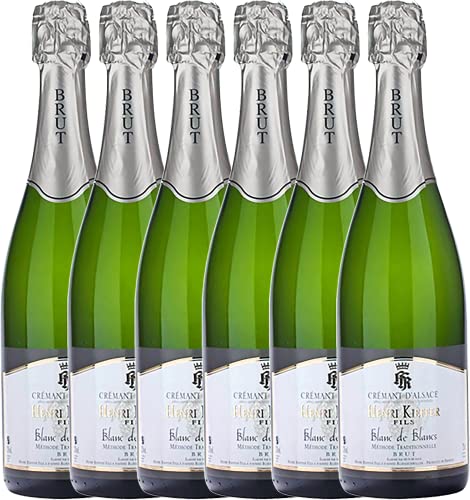 6 Flaschen Henri Kieffer & Fils | Brut Blanc de Blancs Cremant d' Alsace 0.75 l 12% vol von LOVEVINO.eu