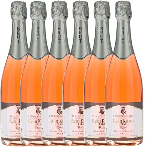 6 Flaschen Henri Kieffer & Fils | Brut Rose Cremant d'Alsace 0.75 l 6 Flaschen Henri Kieffer & Fils | Brut Rose Cremant d'Alsace 0.75 l von LOVEVINO.eu