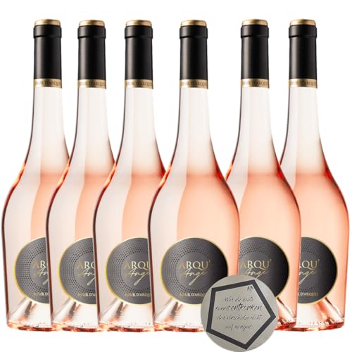 6 Flaschen Sieur d'Arques | Arqu'Ange Grenache Noir Rose Pays d'Oc IGP 2022 0.75 l inkl. LOVEVINO Silver Button Sticker von LOVEVINO.eu