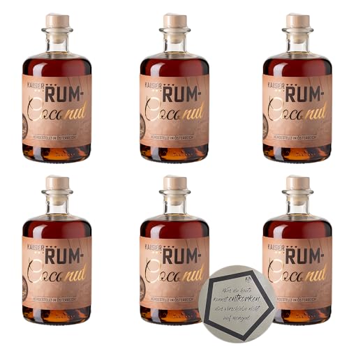 6er Set Prinz | Rum Coconut Likör 0.5 l 40% vol inkl. LOVEVINO Silver Button Sticker 6er Set Prinz | Rum Coconut Likör 0.5 l 40% vol inkl. LOVEVINO Silver Button Sticker von LOVEVINO.eu