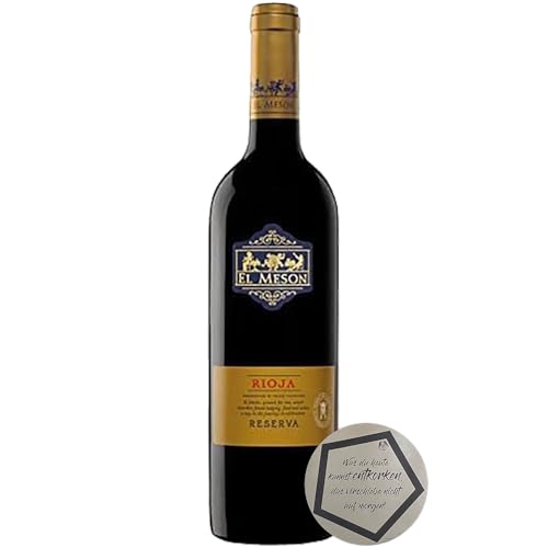 Bodegas El Meson | Spanien (DOCa Rioja) El Meson Reserva 2020 (Rot) 13,5% | Tempranillo: 100% (6x 0,75L) inkl. LOVEVINO Silver Button Sticker von LOVEVINO.eu