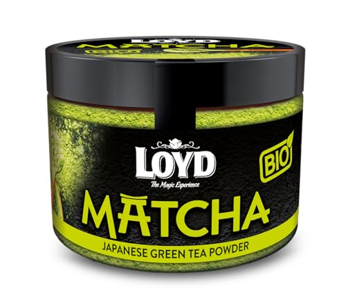 LOYD - Matcha Tee - Japanisches Grüntee BIO - Reines Matchapulver - Original, Ceremonial, Premium Grade, 100% Natürlich, in Höchster Qualität - Für Fokus, Energie - 40g LOYD - Matcha Tee - Japanisches Grüntee BIO - Reines Matchapulver - Original, Ceremonial, Premium Grade, 100% Natürlich, in Höchster Qualität - Für Fokus, Energie - 40g von LOYD