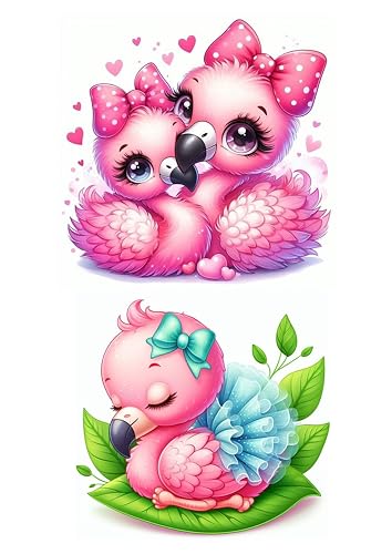 Flamingo 2x Tortenaufleger 18cm Obleten Premium Flamingo 2x Tortenaufleger 18cm Obleten Premium von LRSweetdesign