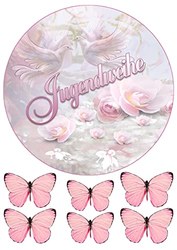 LRSweetdesign Tortenaufleger Geburtstag, Oblate Premium, 1 Stück, 297 x 210 mm, A4, mind. 6 Monate haltbar von LRSweetdesign