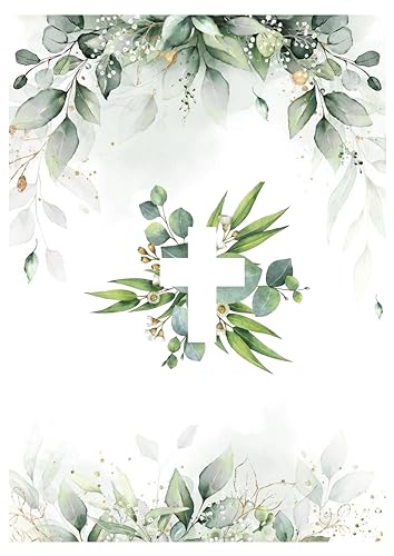 Konfirmation A4 Tortenaufleger Obleten Premium von LRSweetdesign