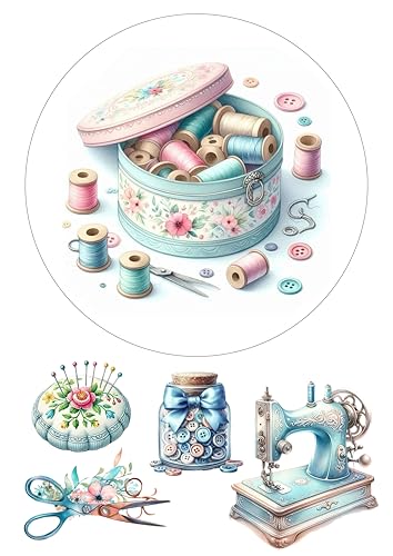 Nähmaschine nähen Tortenaufleger Obleten Premium von LRSweetdesign