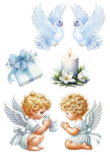 Taufe Angel Tortenaufleger Obleten Premium von LRSweetdesign