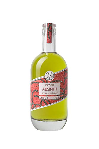 Leipziger Absinth | speziell abgerundet | 64% vol | LSM Leipziger Spirituosen Manufaktur (1 x 0.5 l) von LSM Leipziger Spirituosen Manufaktur