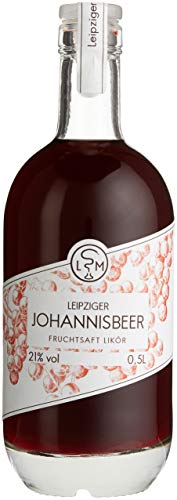 Leipziger Johannisbeer Fruchtsaftlikör | fruchtig aromatisch | 21% vol | LSM Leipziger Spirituosen Manufaktur (1 x 0.5 l) von LSM Leipziger Spirituosen Manufaktur