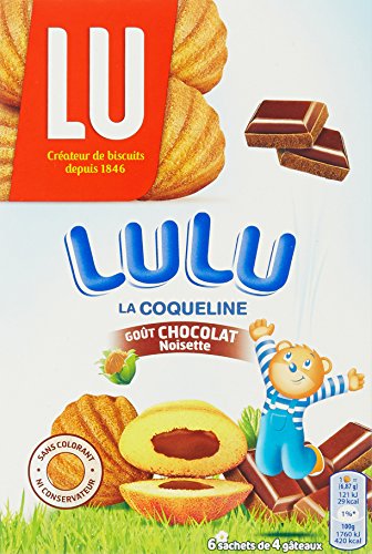 Lu coqueline madeleines Schokolade gefüllt/haselnüsse 165 g - los 8 von LU