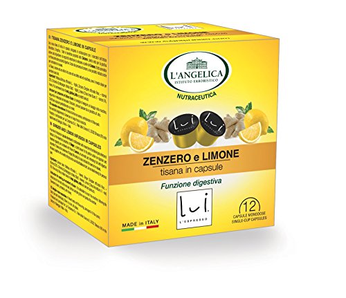 LUI ESPRESSO - Tisana Zenzero e Limone Angelica Lui Espresso 12 Capsule von LUI L'ESPRESSO