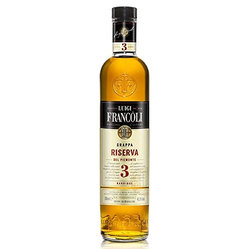 Francoli-"GRAPPA DEL PIEMONTE RISERVA 3 ANNI BARRIQUE" 41.5° 70 cl von LUIGI FRANCOLI