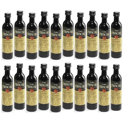 GRAPPA BARRIQUE DEL LIMOUSIN PIEMONTE 20 X 50 ML MIGNON MINIATURES von LUIGI FRANCOLI