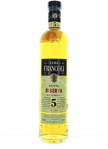 GRAPPA RISERVA 5 Jahre BARRIQUE 70 CL von LUIGI FRANCOLI