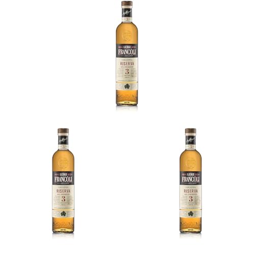 Luigi Francoli Grappa Riserva del Piemonte Edition 3 Jahre 41,5% Vol. (1 x 0.7l) (Packung mit 3) von LUIGI FRANCOLI