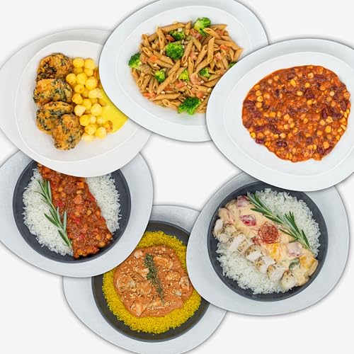 LUNCH4YOU Fertiggerichte – frisch zubereitet und gekühlt geliefert | Hausgemachtes Fertigessen, gesunde Mahlzeit & schnelles Essen für die Mikrowelle | 6 x 500g – (Fit Style Box) von LUNCH4YOU