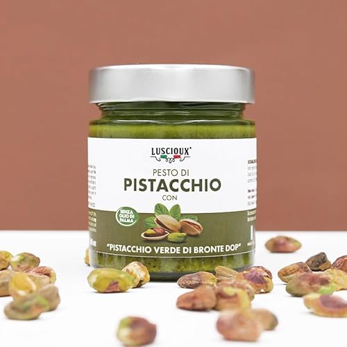 Pistazienpesto mit „Grüner Pistazie von Bronte DOP“ Pistazienpesto mit „Grüner Pistazie von Bronte DOP“ von LUSCIOUX