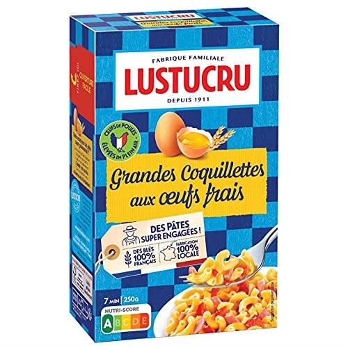 LUSTUCRU – Große Muschel für Eier, 250 g, 4 Stück LUSTUCRU – Große Muschel für Eier, 250 g, 4 Stück von LUSTUCRU