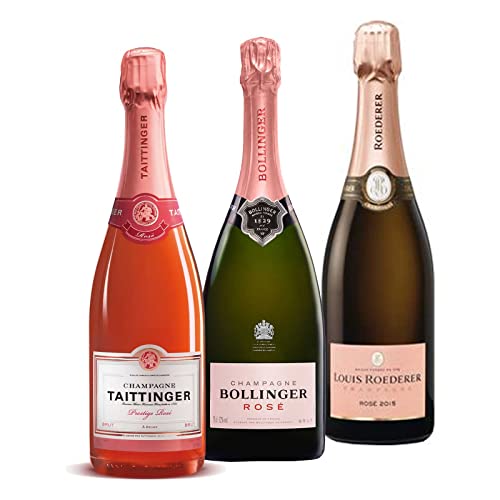 Exklusive Champagner im Geschenkset (Premiumpaket Rosé 3x0,75l) von LUXENTU