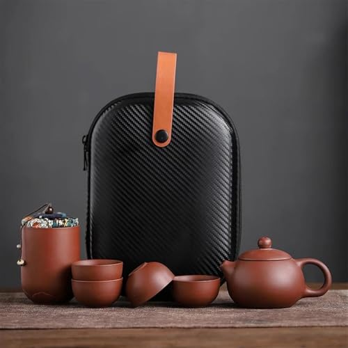chinesisches Teeservice, chinesische Keramik-Teetasse, Lila Sand Teetassen Tragbare Keramik Teekanne Set Outdoor Reise Gaiwan Tee Tassen Tee Zeremonie Teetasse Feines Geschenk Kung Fu Tee Set Teekanne chinesisches Teeservice, chinesische Keramik-Teetasse, Lila Sand Teetassen Tragbare Keramik Teekanne Set Outdoor Reise Gaiwan Tee Tassen Tee Zeremonie Teetasse Feines Geschenk Kung Fu Tee Set Teekanne von LVUNZJCA