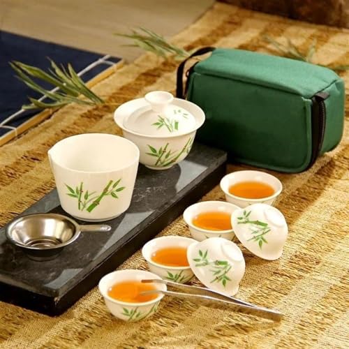 chinesisches Teeservice, chinesische Keramik-Teetasse, Set Chinesische Reise Kung Fu Tee-Set Keramik Tragbare Teetasse Porzellan Service Gaiwan Tee Tassen Becher Tee Zeremonie teekanne Teekanne ( Colo chinesisches Teeservice, chinesische Keramik-Teetasse, Set Chinesische Reise Kung Fu Tee-Set Keramik Tragbare Teetasse Porzellan Service Gaiwan Tee Tassen Becher Tee Zeremonie teekanne Teekanne ( Colo von LVUNZJCA