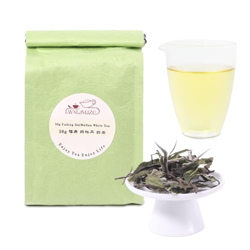 LWXLJMJZC-Pai Mu Tan Weißer Tee Bai Mu Dan White Tea Lose Blätter White Peony Chinesischer Tee-50g von LWXLJMJZC