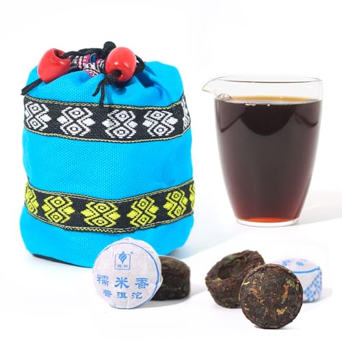 LWXLJMJZC-40 Stück Klebreis-Pu-Erh-Tee Reifer Puerh Tee Fermentierter Pu-Erh Mini Tuo Cha Mini-Teekuchen von LWXLJMJZC