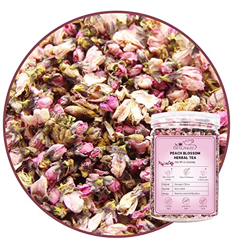 LWXLJMJZC-Getrockneter Pfirsichblütentee, Blumentee, Natürlicher Pfirsichblütenknospen Kräutertee 60 g von LWXLJMJZC