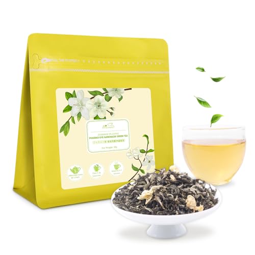 LWXLJMJZC - Jasmin BI TAN PIAO XUE Grüntee Blatttee Premium | Jasminblütentee geeignet für Heiß- und Kaltaufguss 100g LWXLJMJZC - Jasmin BI TAN PIAO XUE Grüntee Blatttee Premium | Jasminblütentee geeignet für Heiß- und Kaltaufguss 100g von LWXLJMJZC